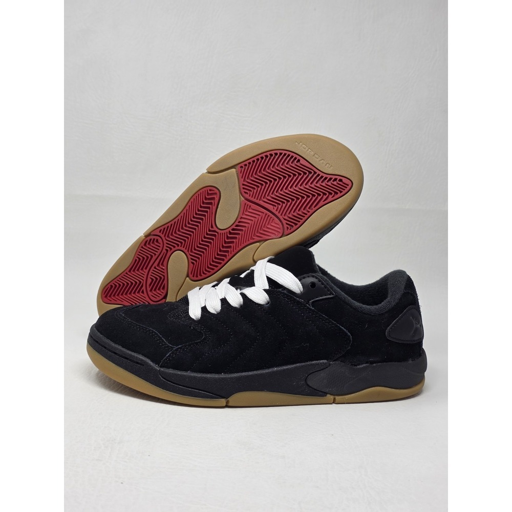 Jordan Session GS Black Suede Gum Sole Boys Size 6Y Sneakers IB5679-001 NEW